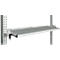 Console de rangement inclinable Manuflex, pour séries Universal ou Profi, profondeur utile 195 mm, pour largeur de table de 1500 mm, gris clair