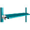 Console de rangement inclinable Manuflex, pour séries Universal ou Profi, profondeur utile 195 mm, pour largeur de table de 1500 mm, turquoise