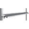 Console de rangement inclinable Manuflex, pour séries Universal ou Profi, profondeur utile 195 mm, pour largeur de table de 1750 mm, alu argent