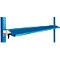 Console de rangement inclinable Manuflex, pour séries Universal ou Profi, profondeur utile 195 mm, pour largeur de table de 1750 mm, bleu clair