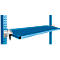 Console de rangement inclinable Manuflex, pour séries Universal ou Profi, profondeur utile 345 mm, pour largeur de table de 1500 mm, bleu clair