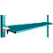 Console de rangement inclinable Manuflex, pour séries Universal ou Profi, profondeur utile 345 mm, pour largeur de table de 1750 mm, turquoise