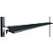 Console de rangement inclinable Manuflex, pour séries Universal ou Profi, profondeur utile 345 mm, pour largeur de table de 2000 mm, anthracite