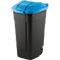 Container avec couvercle, anthracite, couvercle bleu