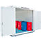 Container voor gevaarlijke stoffen SAFE Tank 1000 KTC, geïsoleerd, RAL 9002 grijswit, B 3050 x D 2170