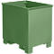 Container voor routetreinen type C 30, voor vaste stoffen, 3 hoog stapelbaar, capaciteit 0,3 m³, tot 500 kg, reseda groen RAL 6011
