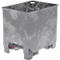 Container voor routetreinen type CS 30, 3-voudig stapelbaar, capaciteit 0,3 m³, tot 500 kg, gegalvaniseerd
