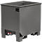 Container voor routetreinen type CS 30, 3-voudig stapelbaar, capaciteit 0,3 m³, tot 500 kg, muisgrijs RAL 7005