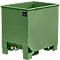 Container voor routetreinen type CS 30, 3-voudig stapelbaar, capaciteit 0,3 m³, tot 500 kg, reseda groen RAL 6011