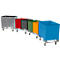 Container voor trajecttreinen type C 80, voor vaste stoffen, 3 hoog stapelbaar, capaciteit 0,8 m³, tot 1000 kg, gegalvaniseerd