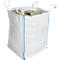 Containersack Schäfer Shop Genius Big Bag, mit Ein-/Auslauf, bis 1,25 t, 4 Hebeschlaufen, 5 Stück, B 900 x T 900 x H 1750 mm, weiß