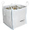 Containerzak Schäfer Shop Genius Big Bag, open top, tot 150 kg, 4 hijslussen, 5 stuks, B 700 x D 700 x H 700 mm, wit