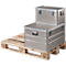 Contenants de transport, aluminium, 156 l
