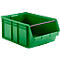 Contenedor abierto con barra de transporte SSI Schäfer LF 743, polipropileno, L 715 x An 470 x Al 300 mm, 74 l, verde