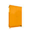 Contenedor BAUER CEN 29-3 IBC, acero, puerta de doble hoja, ancho 3565 x fondo 1585 x alto 4950 mm, naranja