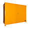 Contenedor BAUER CEN 36-2, acero, puerta de dos hojas, ancho 3915 x fondo 1480 x alto 3145 mm, naranja