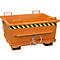 Contenedor con trampilla BKB 500, naranja