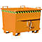 Contenedor con trampilla BKB 700, naranja