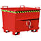 Contenedor con trampilla BKB 700, rojo