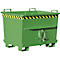 Contenedor con trampilla BKB 700, verde