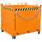 Contenedor con trampilla FB 1000, naranja