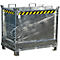 Contenedor con trampilla FB 750, galvanizado