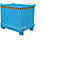 Contenedor con trampilla SB 1500, azul