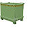 Contenedor con trampilla SB 1500, verde