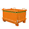 Contenedor con trampilla SB 500, naranja