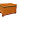 Contenedor con trampilla SB 750, naranja