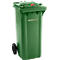 Contenedor de basura GMT, 120 l, cierre por gravedad, verde