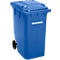 Contenedor de basura GMT, 360 l, móvil, azul