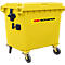 Contenedor de basura MGB 1100 FD, plástico, 1100 l, amarillo
