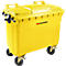 Contenedor de basura MGB 660 FD, plástico, 660 l, amarillo