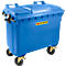 Contenedor de basura MGB 660 FD, plástico, 660 l, azul