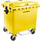 Contenedor de basura MGB 770 FDP, plástico, 770 l, amarillo