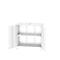 Contenedor de estantes BAUER CEN 33-2 IBC, acero, puerta de doble hoja, ancho 3510 x fondo 1480 x alto 3445 mm, blanco