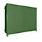 Contenedor de estantes BAUER CEN 36-2, acero, puerta de dos hojas, ancho 3915 x fondo 1480 x alto 3145 mm, verde