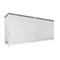 Contenedor de estantes BAUER CEN 65-2 IBC, acero, puerta corredera, ancho 6915 x fondo 1550 x alto 3445 mm, blanco