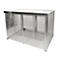 Contenedor para bombonas de gas, para uso exterior, con techo y puerta de doble hoja, galvanizado en caliente, para 104 bombonas