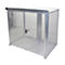 Contenedor para bombonas de gas, para uso exterior, con techo y puerta de doble hoja, galvanizado en caliente, para 60 bombonas