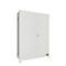 Conteneur à étagères BAUER CEN 29-3, acier, porte à double battant, L 3275 x P 1500 x H 4415 mm, blanc