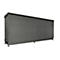 Conteneur à rayons BAUER CEN 65-2 IBC, acier, porte coulissante, L 7100 x P 1550 x H 3465 mm, gris