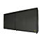 Conteneur à rayons isolés BAUER CEH 75-2, acier, porte coulissante, L 7800 x P 1550 x H 3490 mm, gris