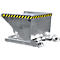 Conteneur basculant automatique Bauer type 4A 600, 3 points de déverrouillage, système de roulement, capacité 0,6 m³, jusqu'à 1000 kg, galvanisé