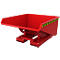 Conteneur basculant automatique Bauer type 4A 900, 3 points de déverrouillage, système de roll-off, capacité 0,9 m³, jusqu'à 1000 kg, rouge feu RAL 3000