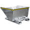 Conteneur basculant automatique Bauer type 4A 900, 3 points de déverrouillage, système de roulement, capacité 0,9 m³, jusqu'à 1000 kg, galvanisé