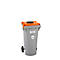Conteneur de sécurité CEMO pour aérosols, 120 l, homologation UN, 2 ouvertures d'aération, mobile, avec couvercle, plastique