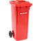 Conteneur GMT, 140 L, mobile, rouge