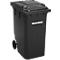 Conteneur GMT, 360 L, mobile, gris-noir